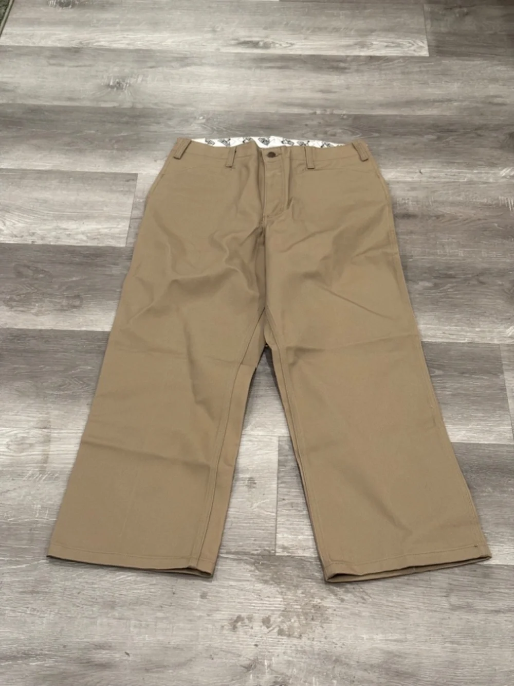Ben Davis Genuine Ben's Workwear Pants Canvas Khaki Gorilla Mens 34X30 NWT